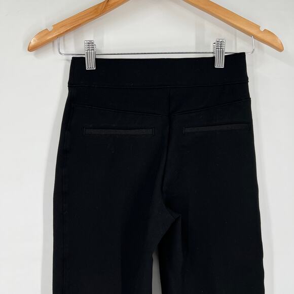 Spanx Stretch Flared Classic Black High-Waist Pants Size XS - Picture 4 of 8